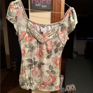 Floral Print Women's Top